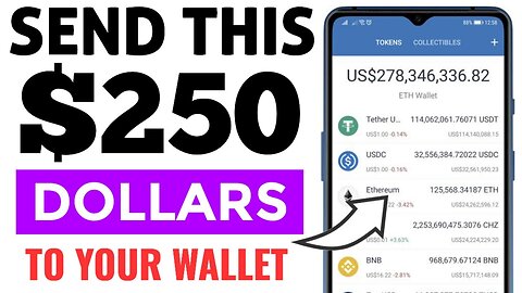 Send $250 USD To Your Wallet | (no mining, no hack & no referral)