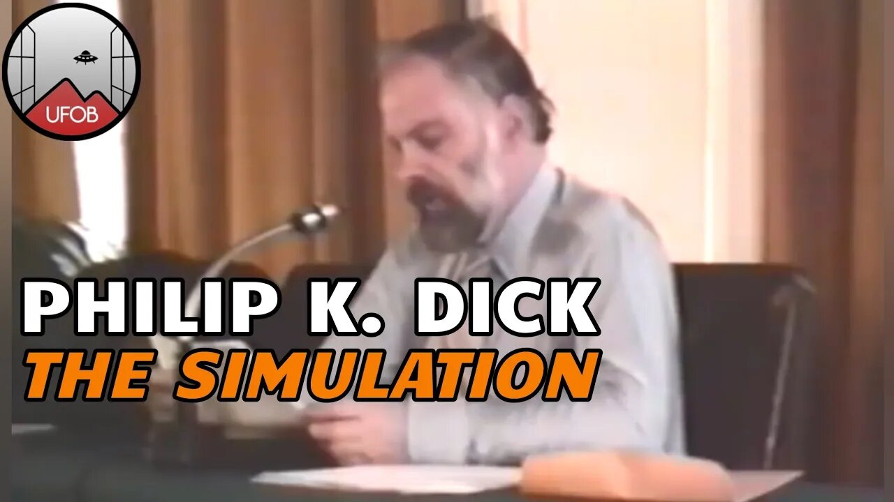 1977 🇺🇸 #UFOB [LECTURE] Philip K. Dick on living in a simulation.