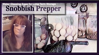 Learn how to water glass eggs for long-term storage