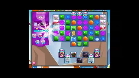 Candy Crush Level 6107 Talkthrough, 34 Moves 0 Boosters