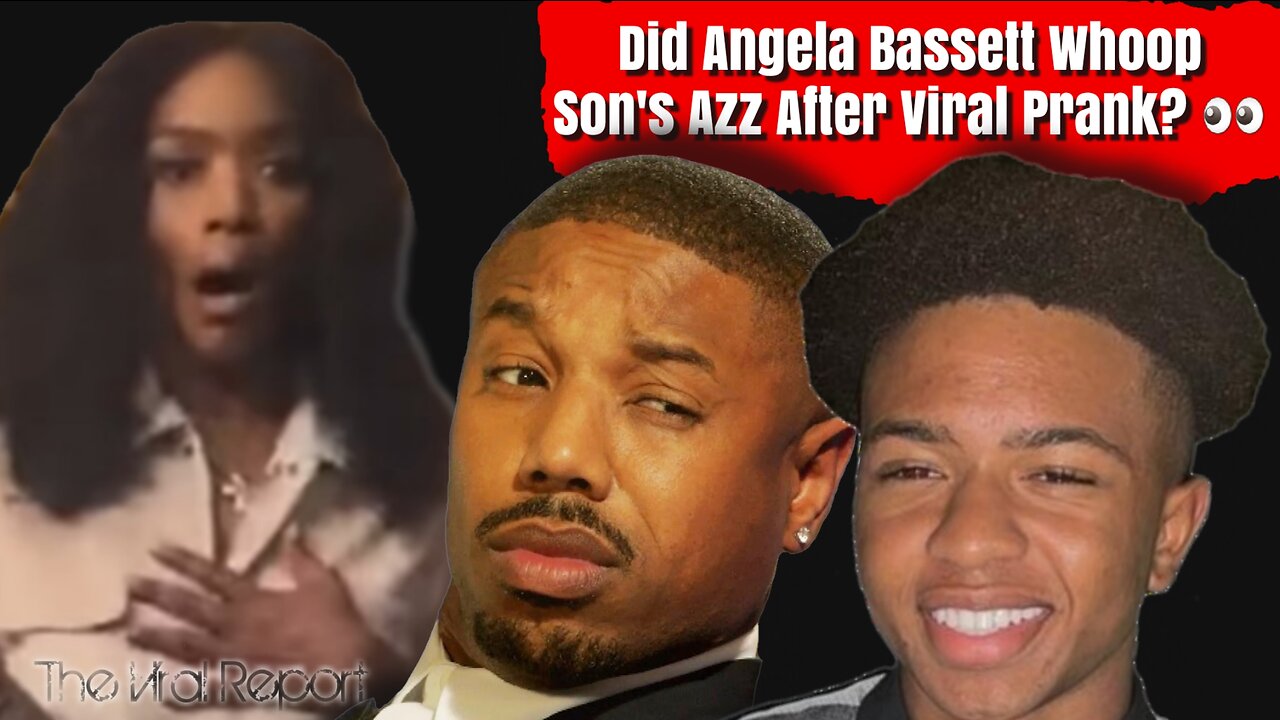 Angela Bassett Son Azz Meets Belt After TikTok Prank
