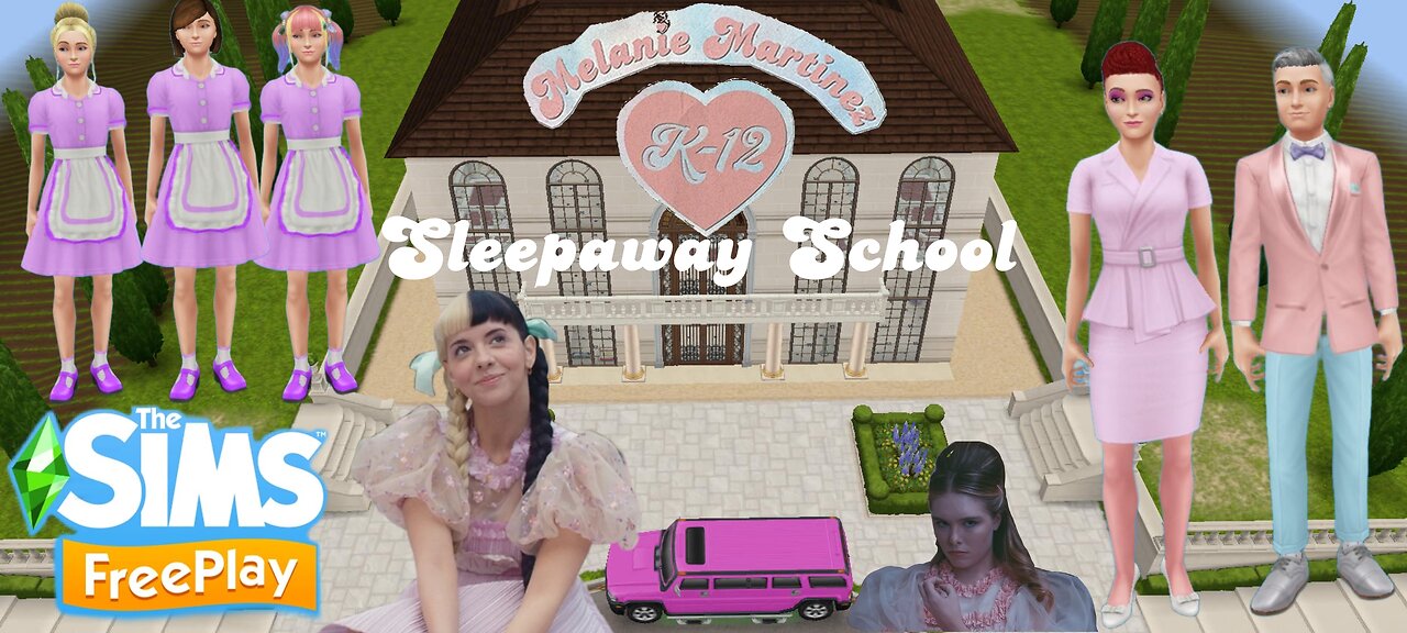 K-12 Sleepaway School | Original Design | SimsFreePlay | #melaniemartinez