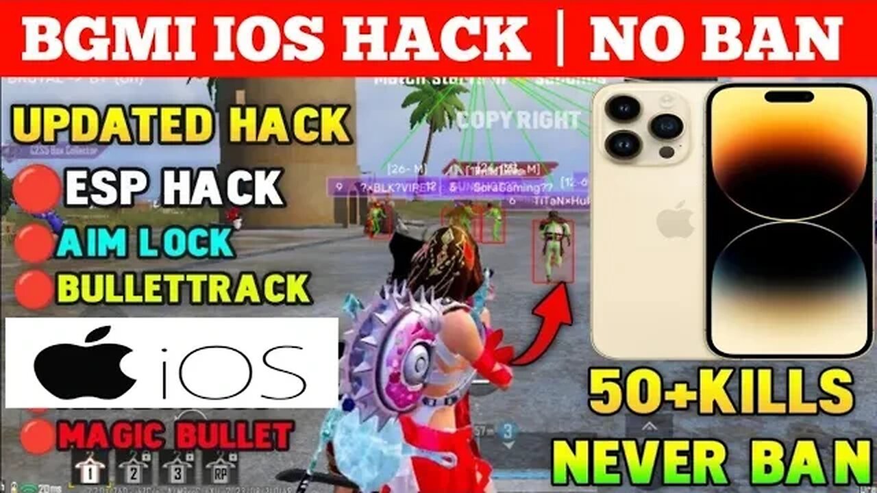 BGMI IOS HACK | IOS BGMI HACK | BGMI IOS NO JAILBREAK | BGMI IOS CONFIG | Ios bgmi hack #ioszero