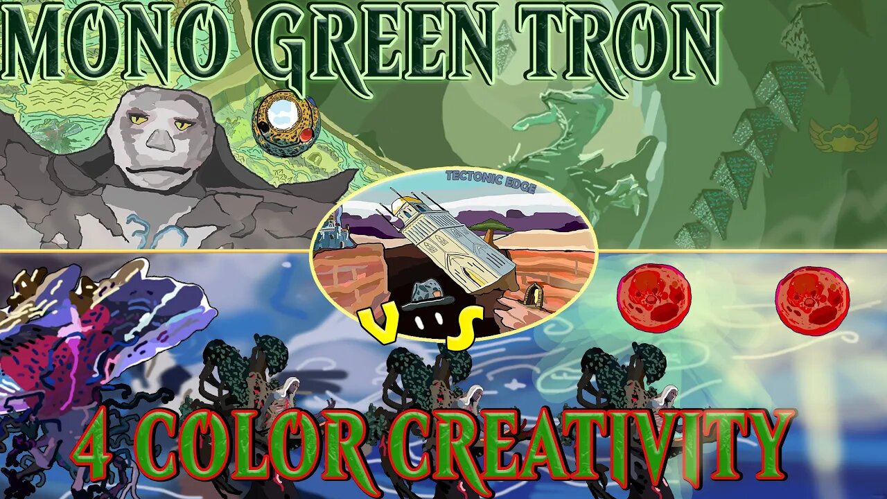 Mono Green Tron VS 4 Color Creativity|This Time With Wrenn and Six |Magic The Gathering Online Modern League Match