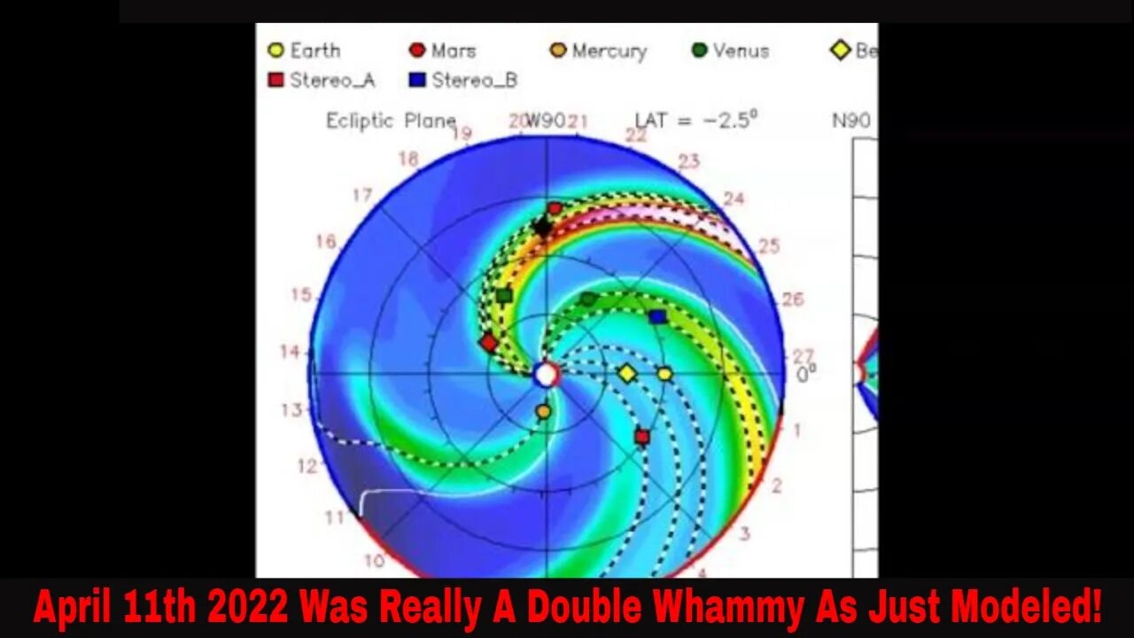 Two Large Coronal Mass Ejections Actually Occurred On April 11th 2022!