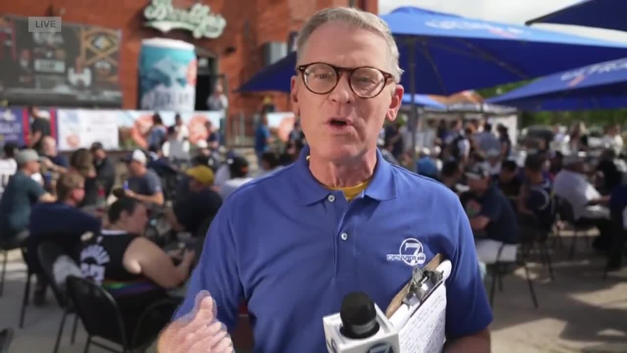 Getting amped for Game 1 on Denver7