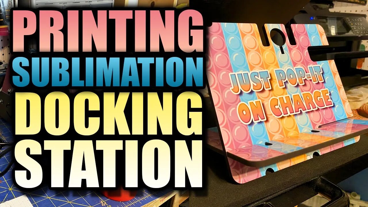 Sublimation iPad and Apple Watch Docking Station from UniSub