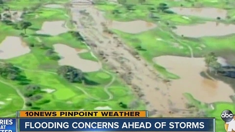 Flooding concerns ahead of storms