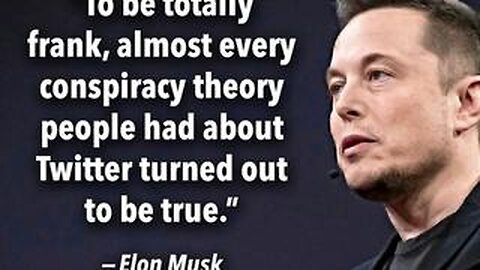 Elon Musk calls out Deep State Hunter Biden laptop conspiracy theory to be true