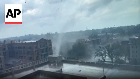 WATCH: Video captures a tornado in Buffalo, New York | NE