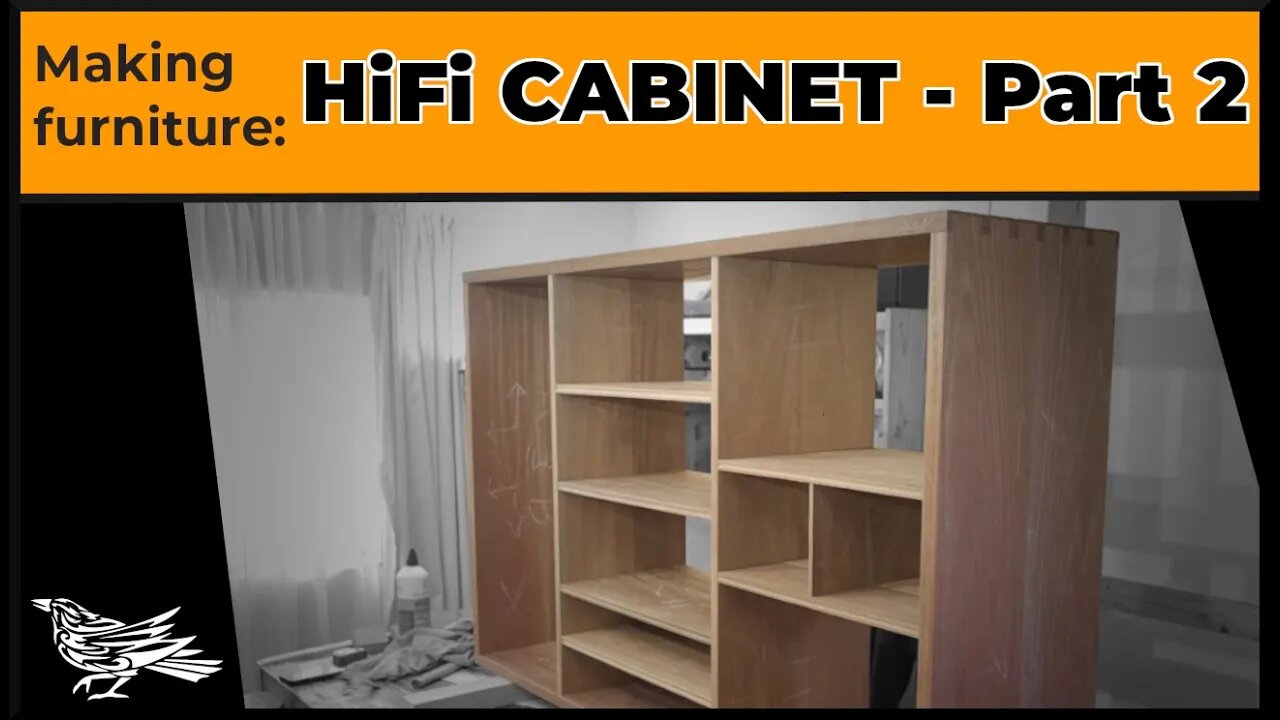 Hi-Fi Cabinet using TRADITIONAL hand tools - Part 2