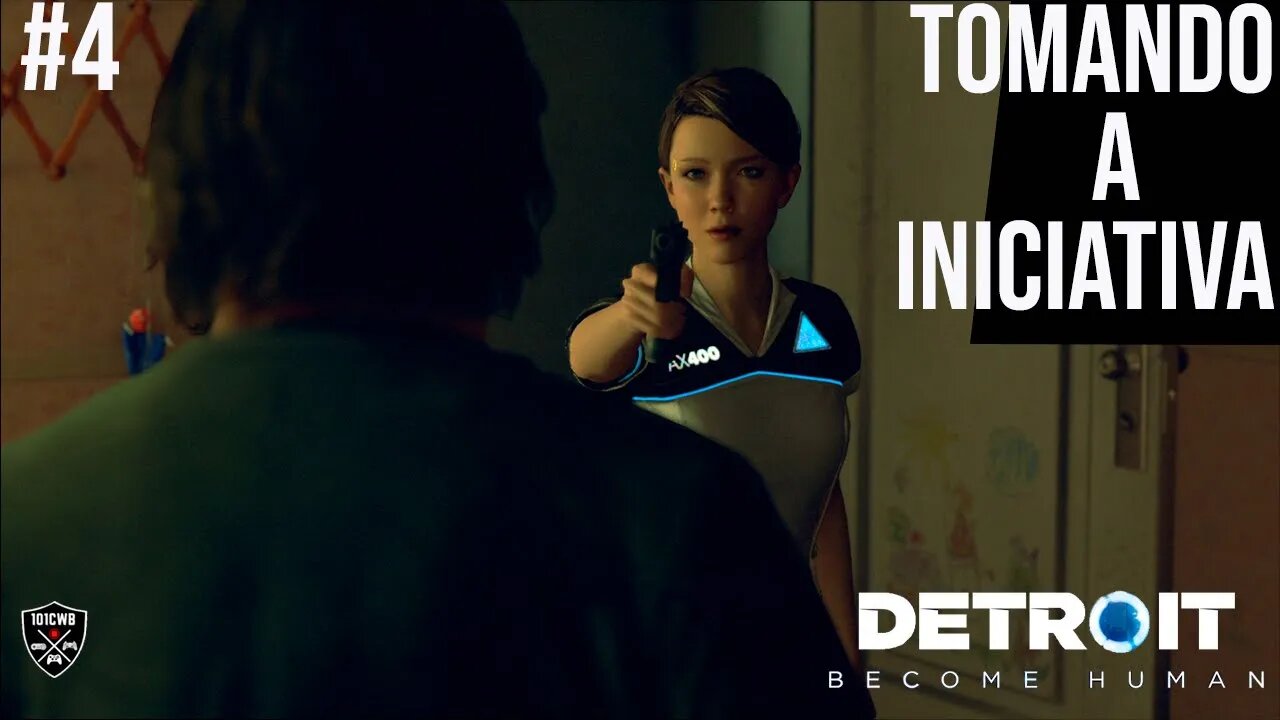 DETROIT: BECOME HUMAN - #4 TOMANDO a INICIATIVA - PS4 Gameplay Completo PT BR 1080p 60fps #ps4