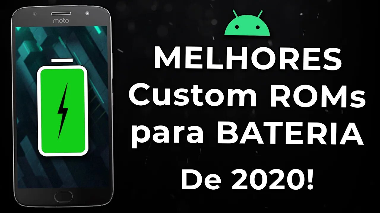 As MELHORES Custom ROMs para BATERIA de 2020!