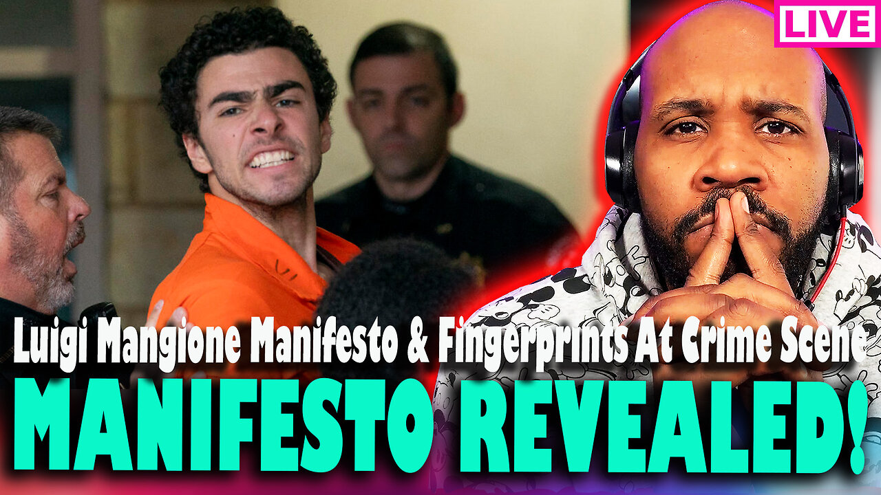 MANIFESTO REVEALED! Luigi Mangione Manifesto, Fingerprints Match Crime Scene & More