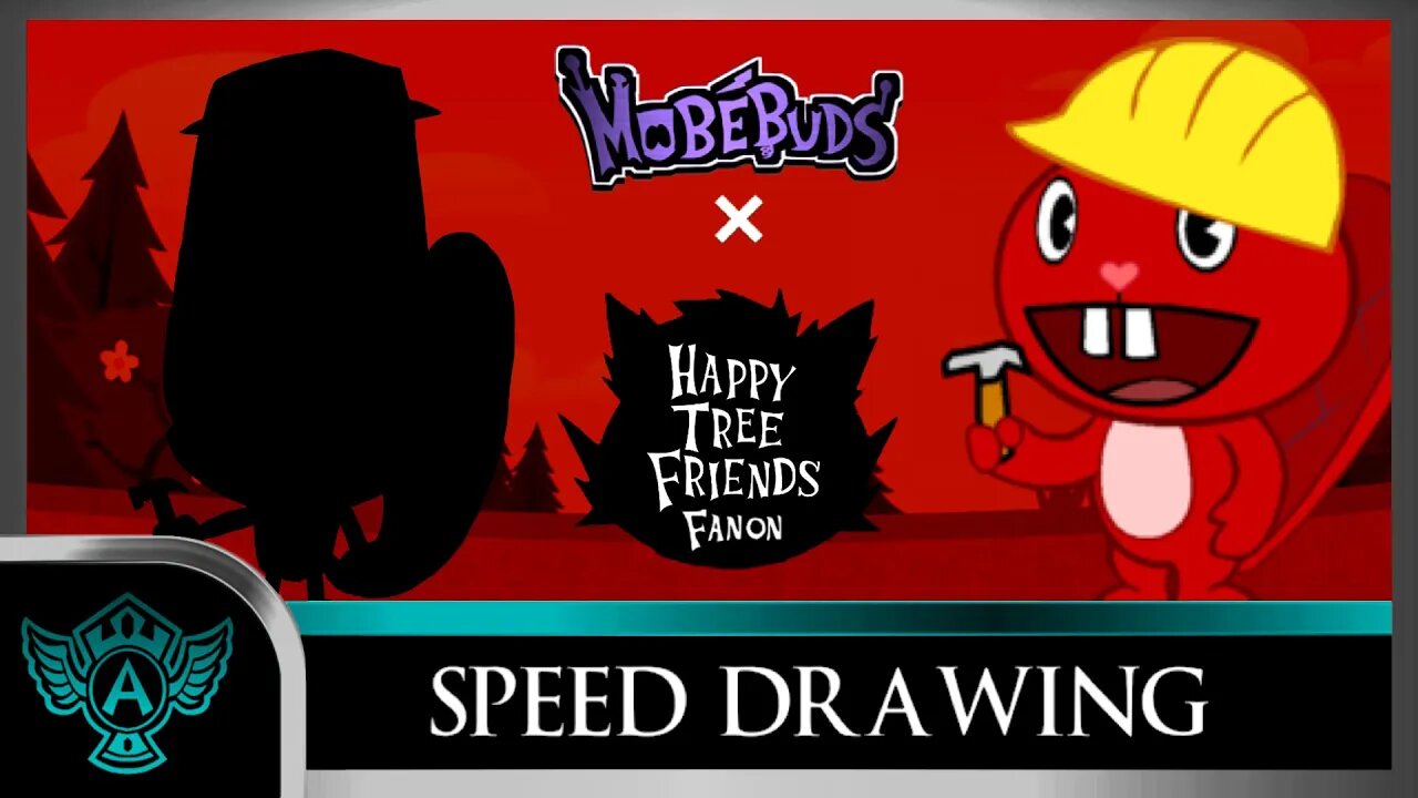 Speed Drawing: Happy Tree Friends Fanon - Bricky | Mobebuds Style