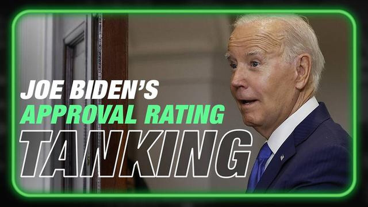 JOE BIDEN'S APPROVAL RATING TANKING
