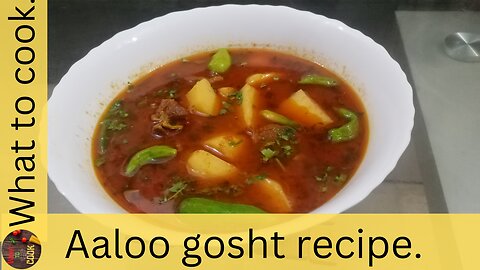 Aalo gosht recipe