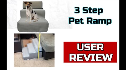 Great for Small Dogs 3 Step Pet Ramp