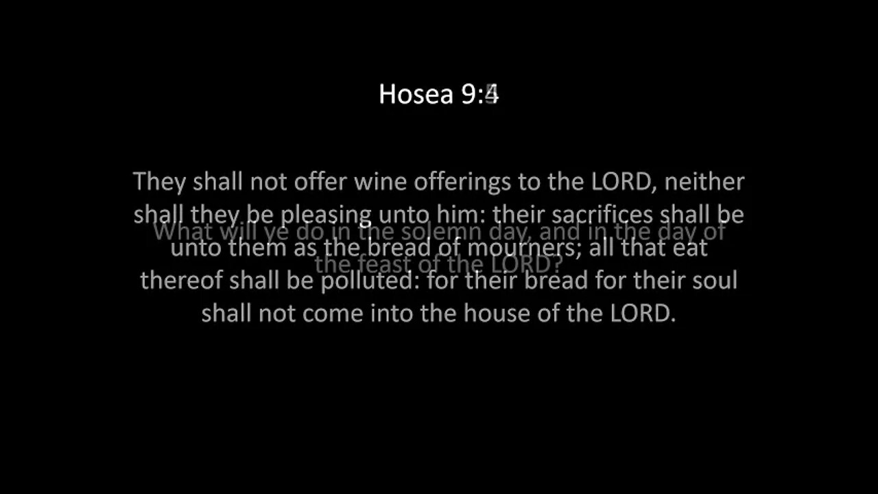 Hosea Chapter 9