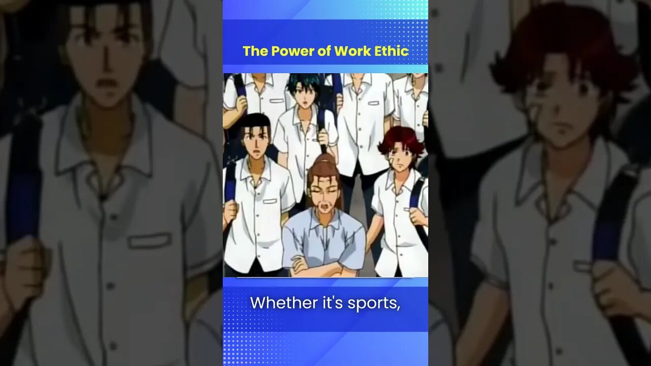 The Power of a Work Ethic #animeneax #animelifelessons #animepodcast