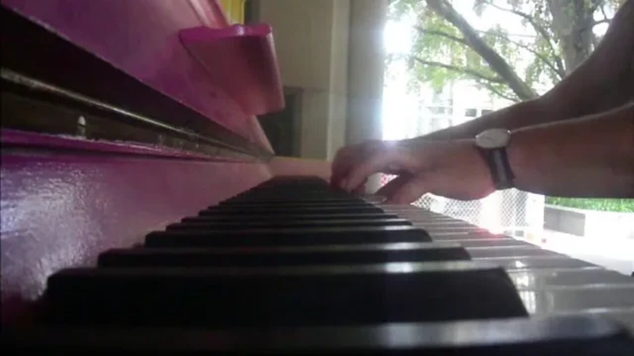 Christchurch Arts Centre Street Piano Turns Flamenco