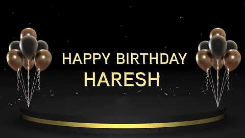 Wish you a very Happy Birthday Haresh