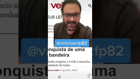 HILÁRIO! Filho de Miriam Leitão fala em resgate do verde e amarelo em evento da USP