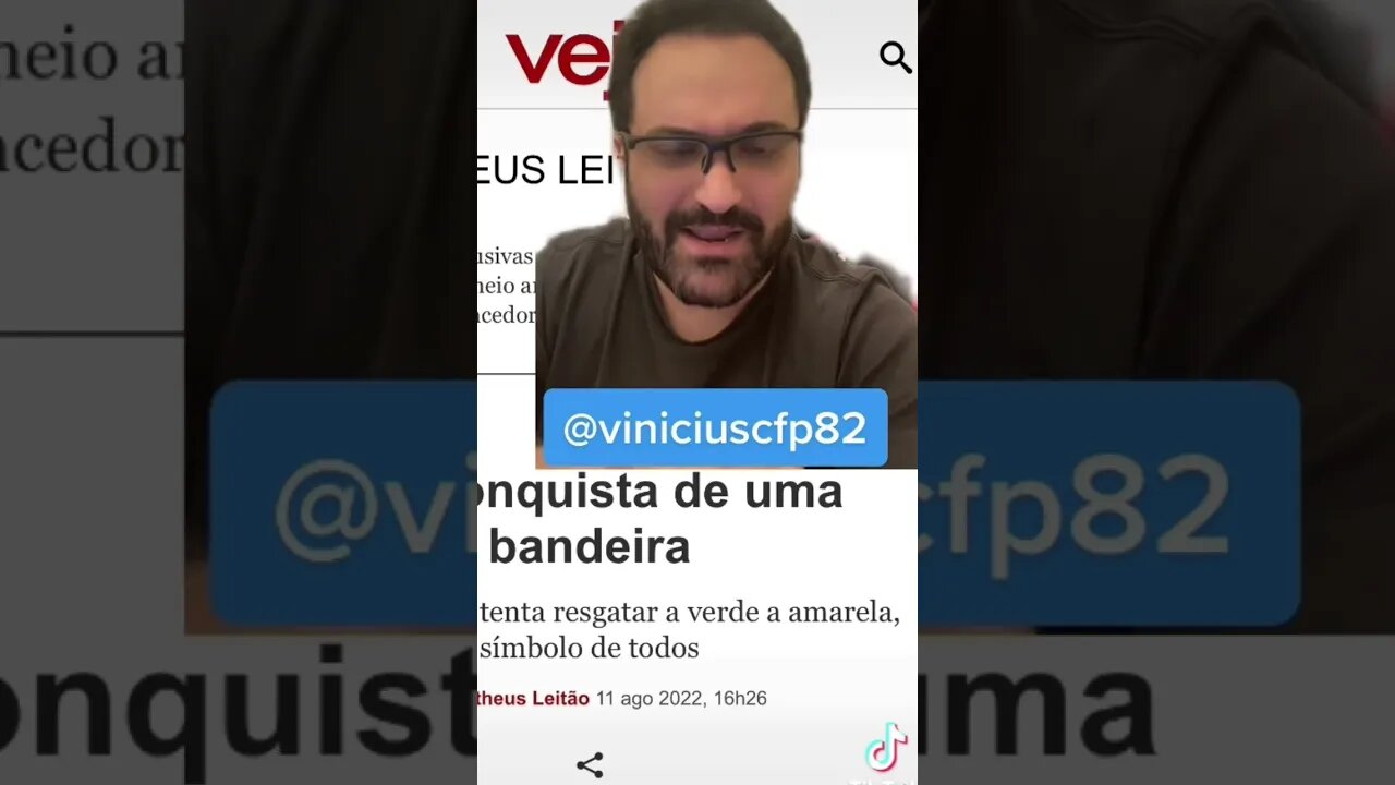 HILÁRIO! Filho de Miriam Leitão fala em resgate do verde e amarelo em evento da USP