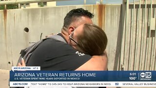 U.S. veterans from Arizona return home after being deported