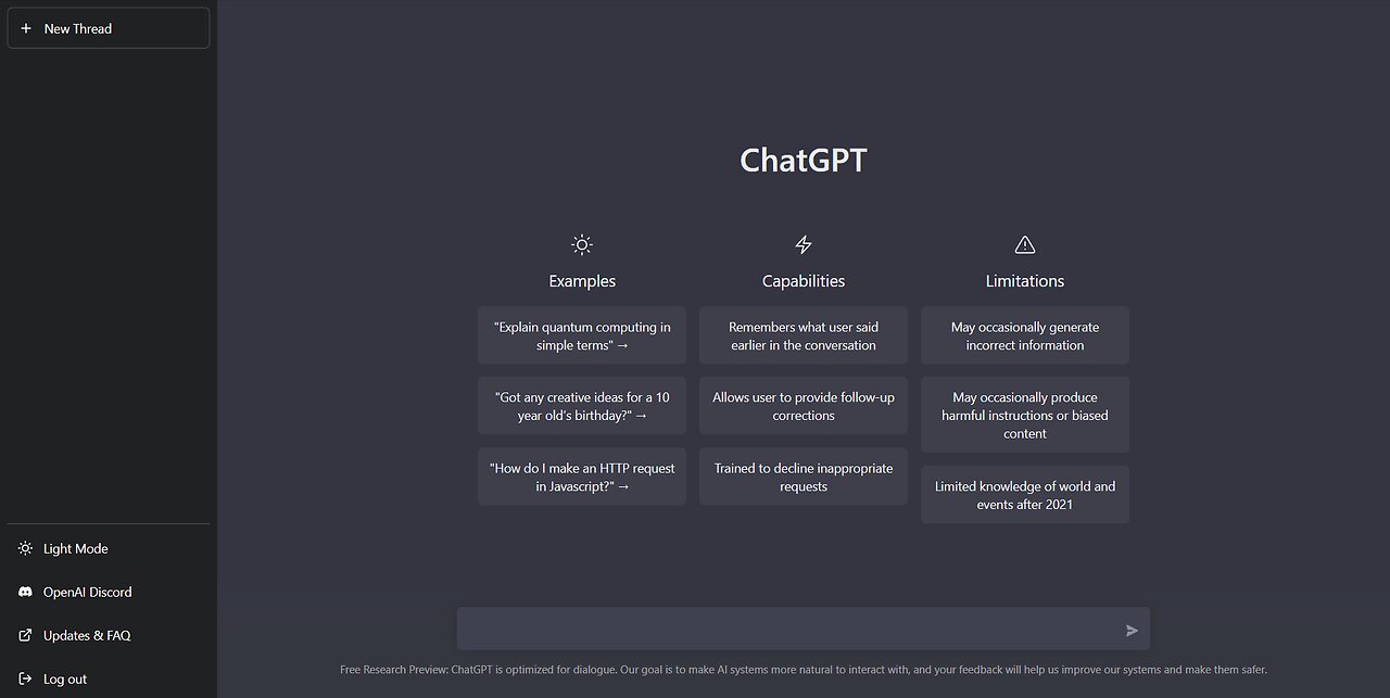 Chug's ChatGPT experience e