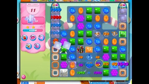 Candy Crush Level 3657 Talkthrough, 29 Moves 0 Boosters