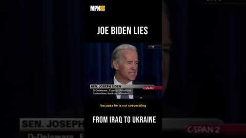 Joe Biden has quite a long track record of lying to the public to manufacture consent for war.