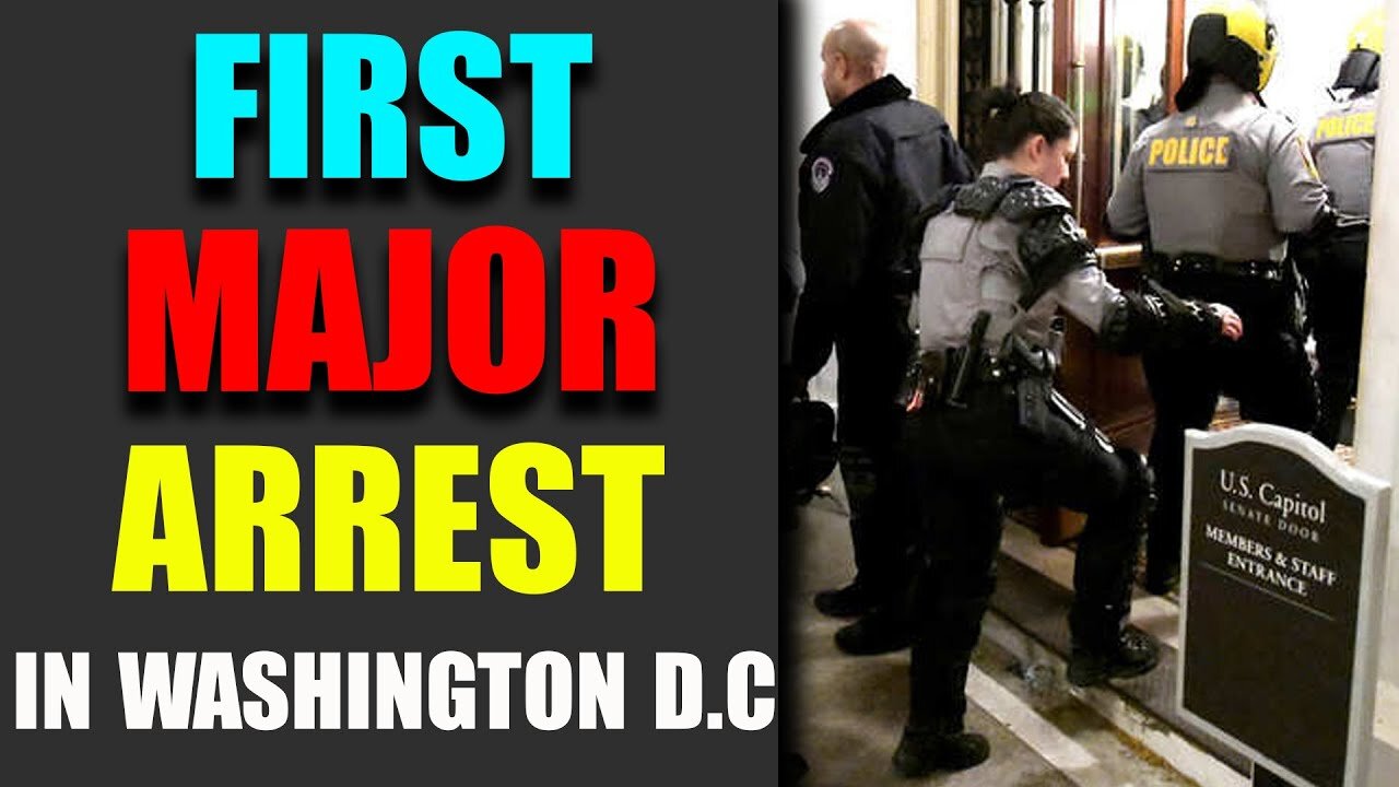 DISCLOSED FROM CHARLIE WARD FIRST MAJOR ARREST IN WASHINGTON D.C. UPDTATE TODAY