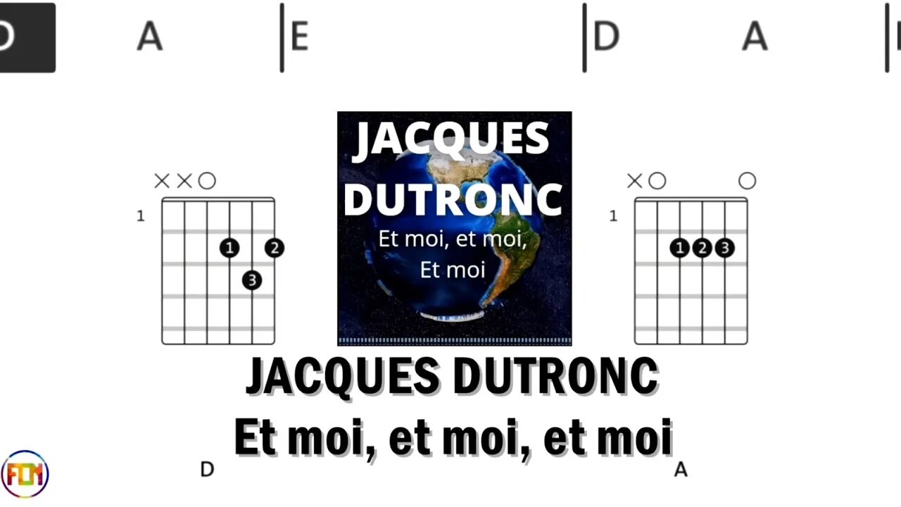 JACQUES DUTRONC Et moi, et moi, et moi GUITAR CHORDS & LYRICS