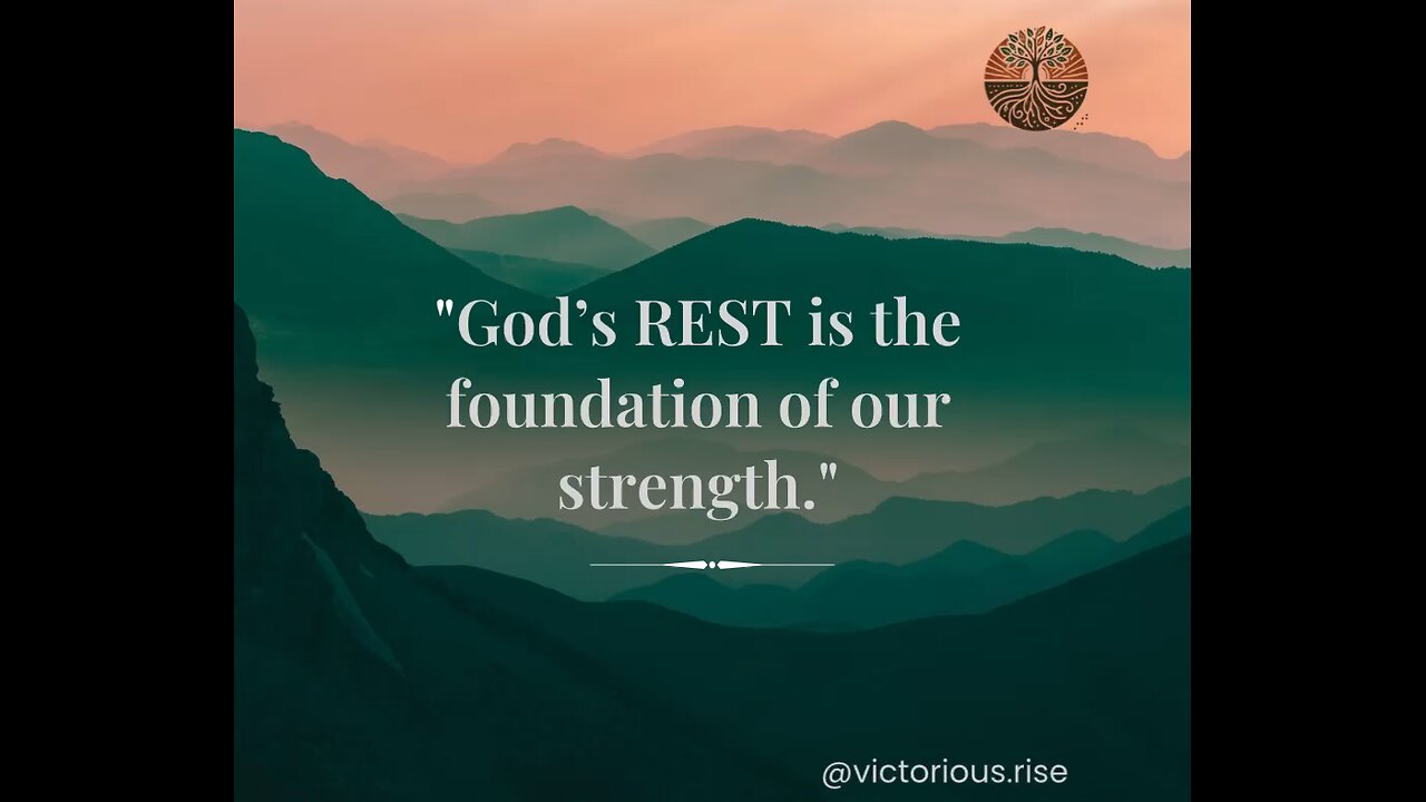 Find Strength in God’s Rest 💪🙏