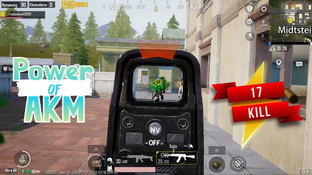 Power Of AKM | PUBG Gameplay | Noob GAMER |