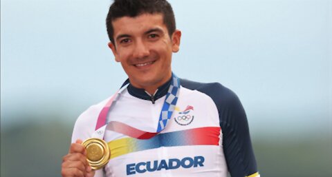 Richard Carapaz es el CAMPEÓN de Ciclismo de los Juegos Olímpicos de Tokio 2020