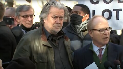 Steve Bannon Speaks After Capitol Riot Probe Charges