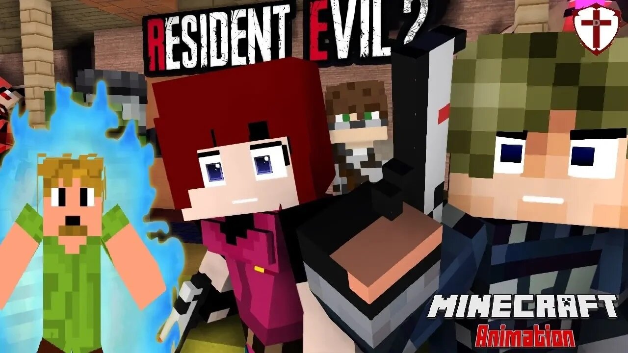 Resident Evil 2 Remake (Minecraft Animation) #ShaggyMemes