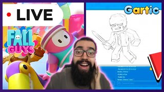 LIVE JOGANDO FALL GUYS COM OS INCRITOS ATÉ AS 20:00 DEPOIS GARTIC #stumbleguys #livestream