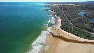 Betka Beach Mallacoopta 4k Flying South June 2022