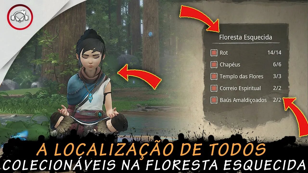 Kena Bridge Of Spirits, Boss Fight, localização de todos colecionáveis na floresta esquecida | Pt-Br