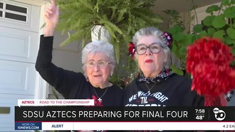 SDSU Aztecs preparing for Final Four