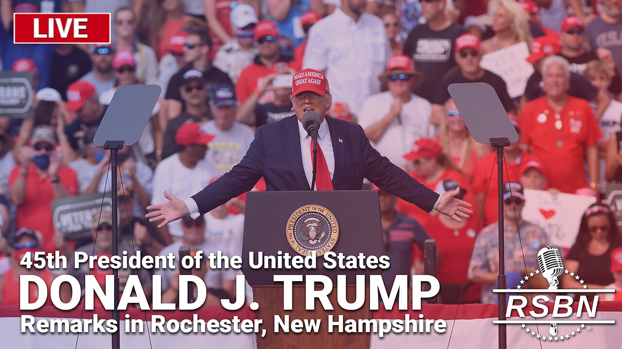 LIVE REPLAY: President Trump to Deliver Remarks in Rochester, New Hampshire - 1/21/24