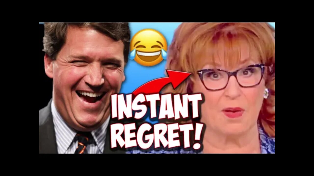 Joy Behar Faces HUGE BACKFIRE After ROASTING Tucker Carlson!