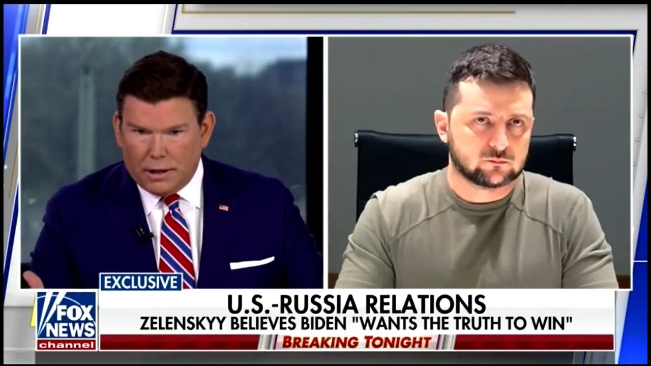 Bret Baier to Zelenskyy: Do You Believe Biden Wants You To Win?