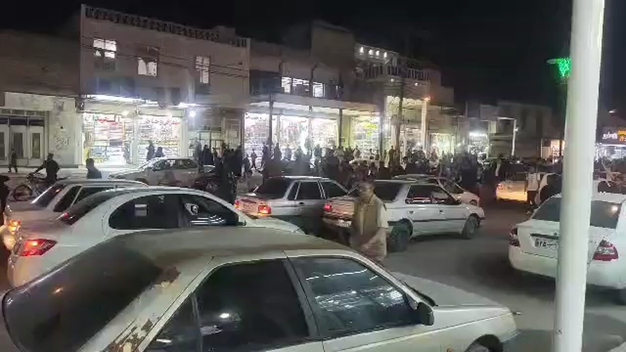 Iranians celebrating the loss of the national team