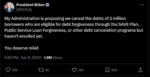 Biden proposes to payoff student loans, will this boost his poll numbers?
