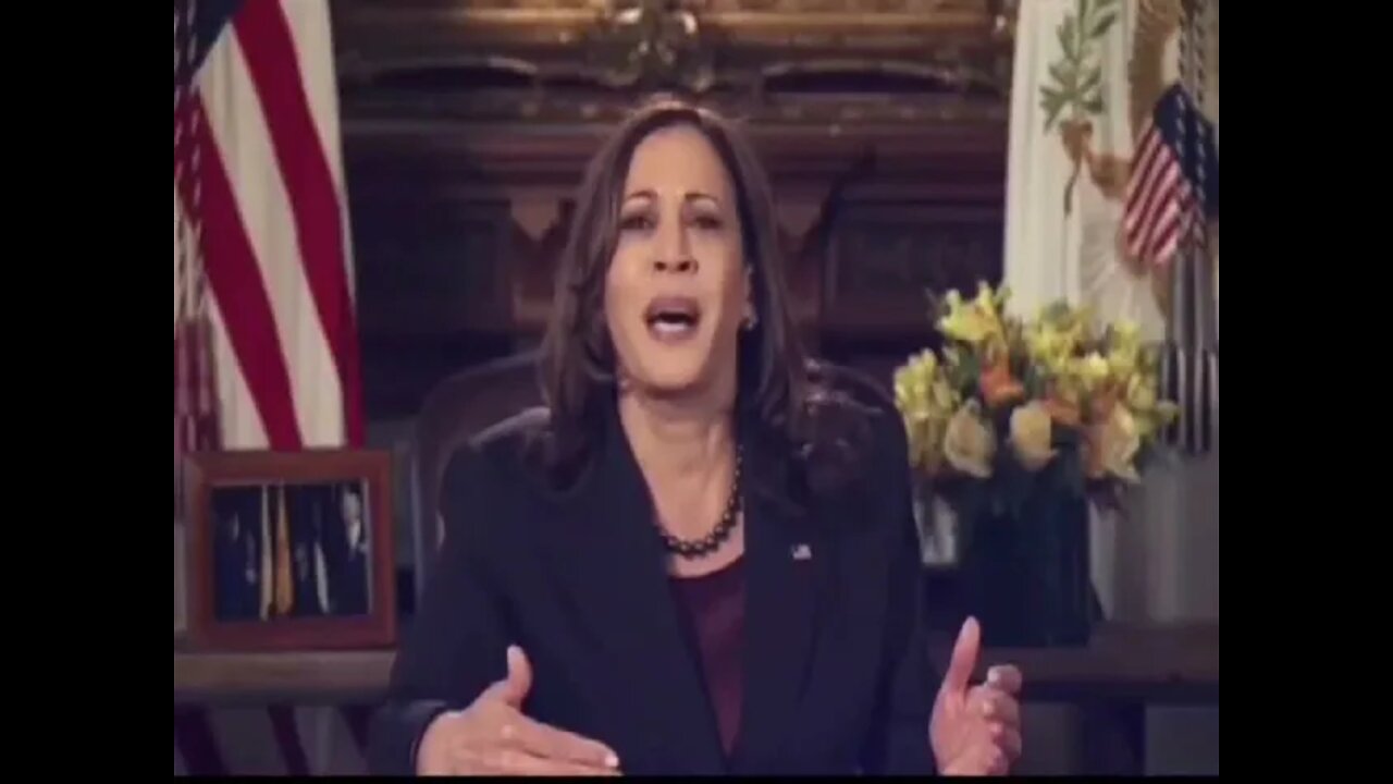 Angry Kamala Harris INSISTS Biden is President - then does a fake accent. Sad!