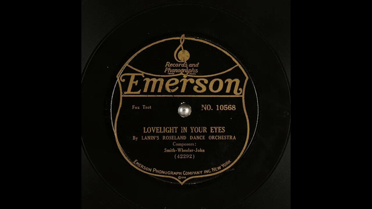 Lovelight in Your Eyes - Lanin's Roseland Dance Orchestra